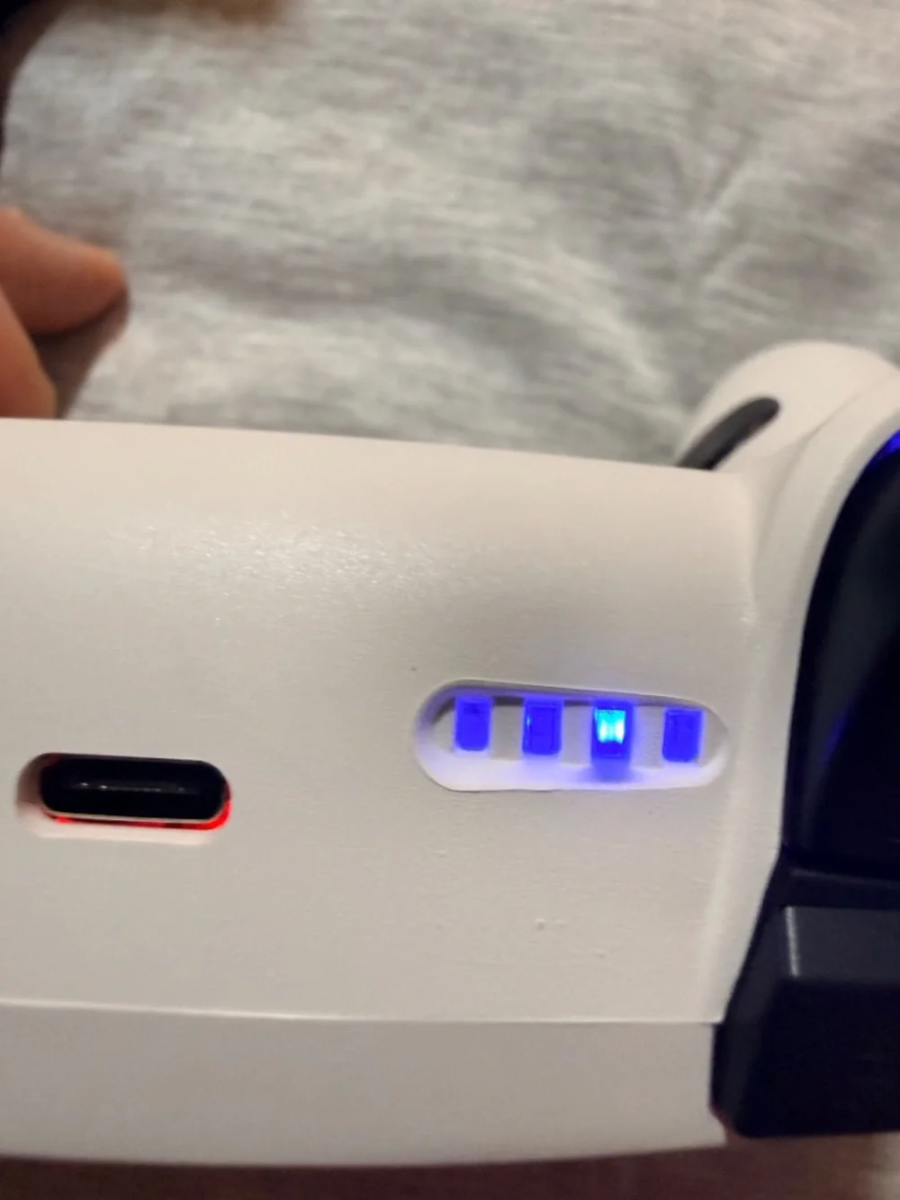 ECHTPOWER Wireless Switch 2 Controller Hall Effect RGB SP02C YS46 White